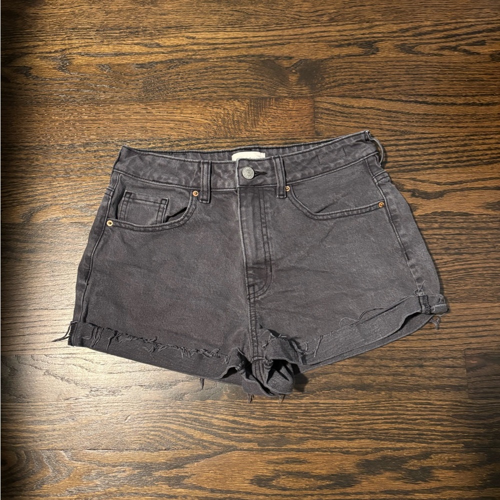 PacSun Black Mom Jean Shorts size 26